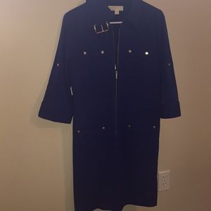 MK blue dress